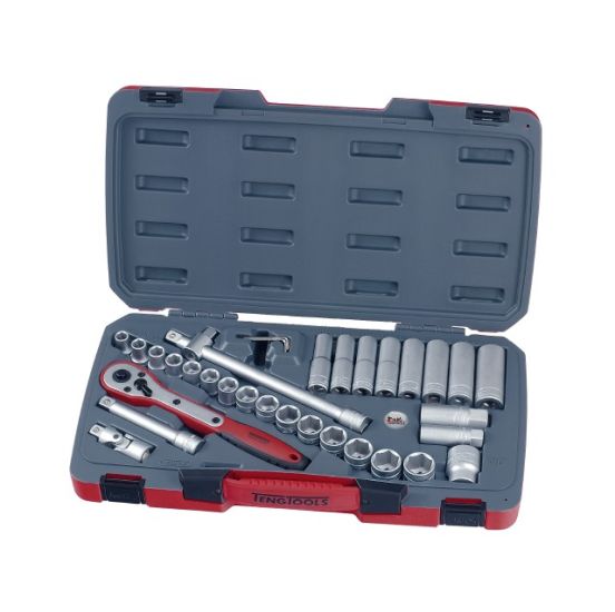 Teng Tools Topnøglesæt 1/2" T1234 med 34 dele - 174570101