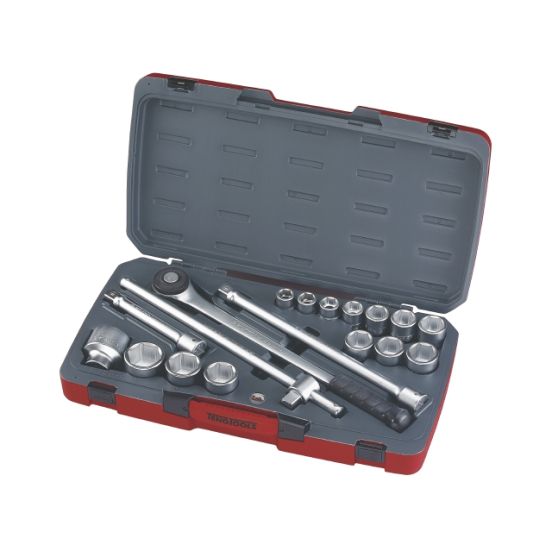 Teng Tools Topnøglesæt 3/4" T3418-6 med 18 dele - 167380104
