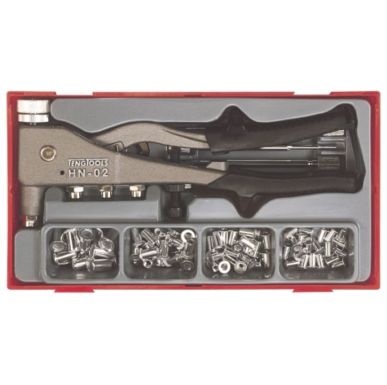 Teng Tools Blindnittemøtriksæt TTNR81 med 80 ass. nitter - 106190101