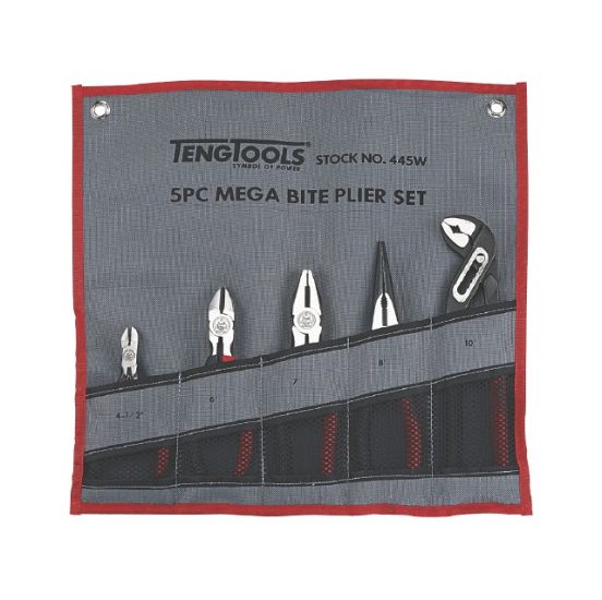Teng Tools tangsæt 445W 5 dele i rullemappe - 113430102
