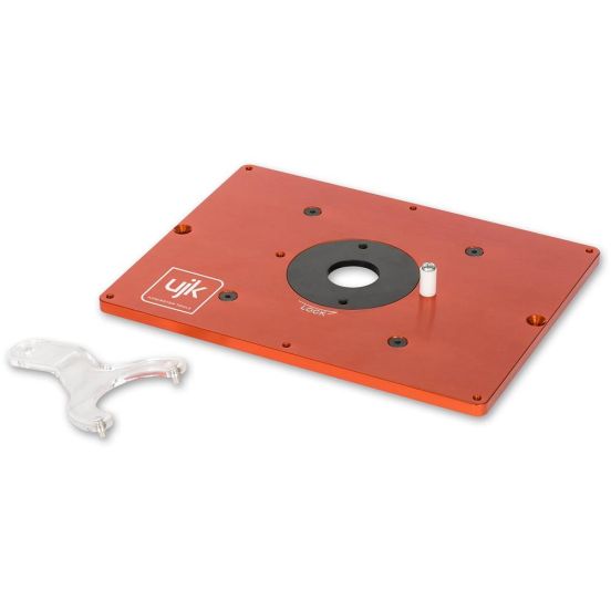 UJK Indsatsplade med Universelbase til Fræsebord (Aluminium) - 10 mm - AX502748