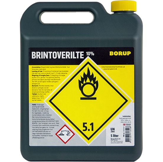 Borup Brintoverilte 10% 5 Liter - 69BR3505