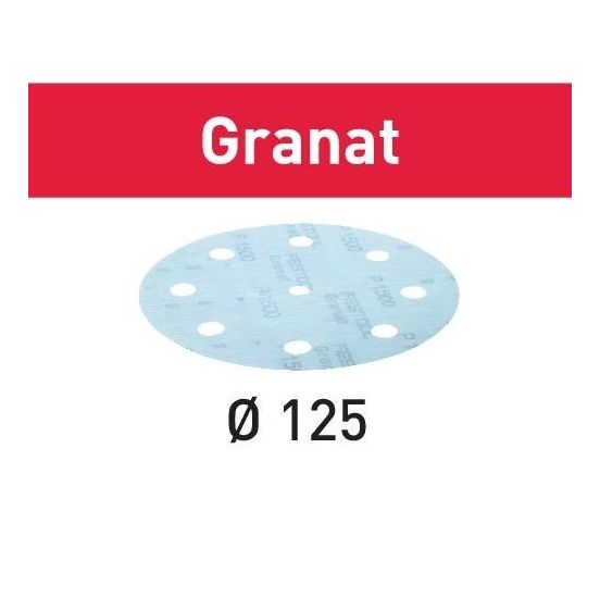 Festool StickFix-slibepapir Ø 125 mm Granat P1000 - 497180