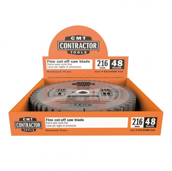CMT rundsavsklinge HM 216x2,4x30mm Z48 W - 10 stk. - K21648M-X10