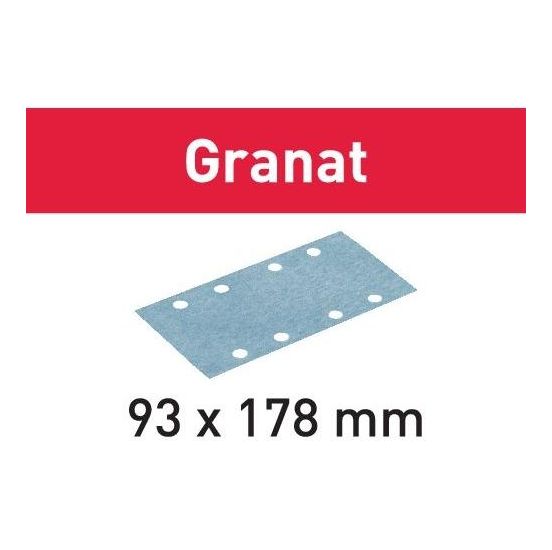 Festool StickFix slibepapir 93 x 178 mm Granat - 498933