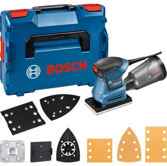 Bosch Rystepudser GSS 160-1A Multi i L-BOXX med tilbehørssæt - 06012A2300