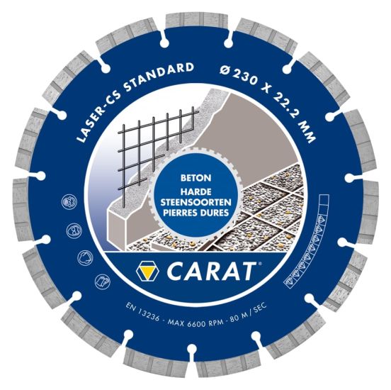 CARAT Beton diamantklinge CS Ø350 med TURBO segment - CA-03011059C