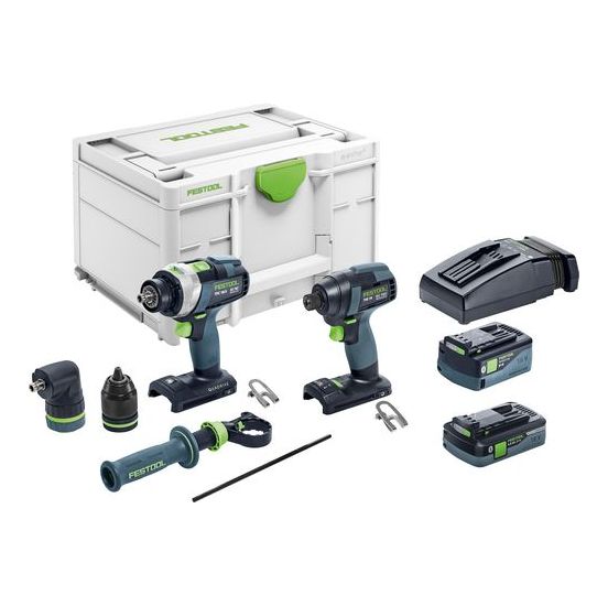 Festool Skrue- og boresæt TID 18 5,0/4,0-Set TPC 18/4 - 577654