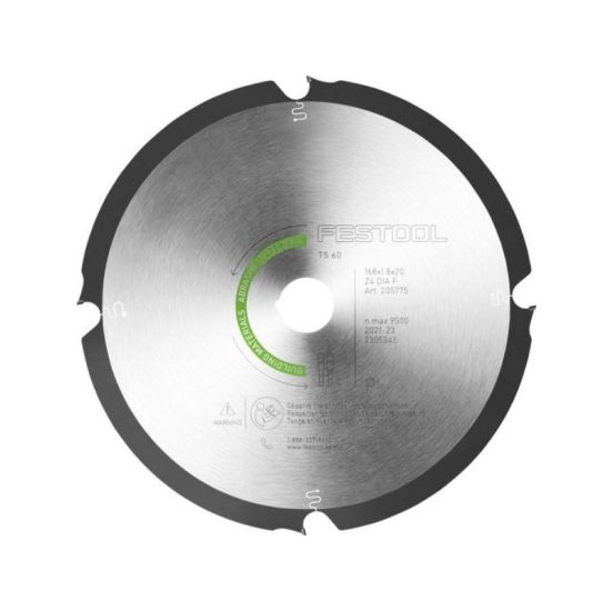 Festool Diamantsavklinge ABRASIVE MATERIALS DIA 168x1,8x20 F4 - 205769