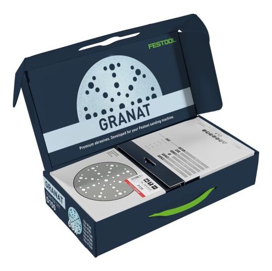 Festool Slibepapir STF D150/48 GR-Set Granat - 578166