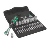 Wera 8100 SA 6 Zyklop Speed-skraldesæt, 1/4"-tilslutning, metrisk 05004016001