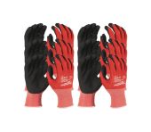 Milwaukee Skærefaste arbejdshandsker M/8 Kat. 1 I 12 par 4932471614