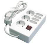 Grunda Stikdåse 4+3 med afbryder 204419055