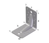 ESSVE Vinkelbeslag 105x105x90x2 mm V4 PL varmforzinket ES-451466