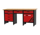 Holzmann Arbejdsbord med opbevaring WT1700