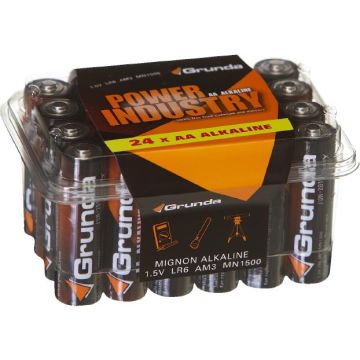 Grunda Batteri LR03 AAA 1,5V - industripakke 24 stk. 023600216