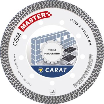 CARAT CSM Fliseklinge, ultratynd Ø125 CA-03011020