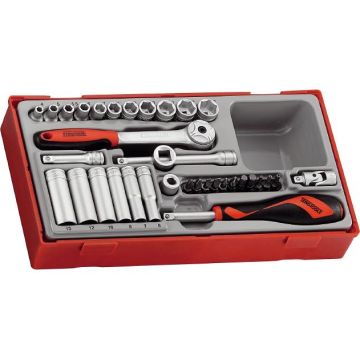 Teng Tools topnøglesæt 1/4" TT1435 med 35 dele 03490109