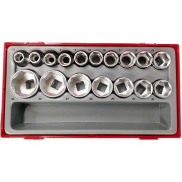 Teng Tools topnøglesæt 1/2" TT1217-6 med 17 toppe 10-32mm 03570256