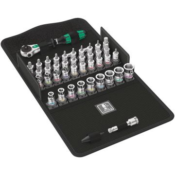 Wera 8100 SA All-in Zyklop Speed-skraldesæt, med holdefunktion, 1/4"-tilslutning, metrisk 05003755001