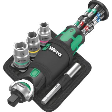Wera bitsskruetrækker 8009 Zyklop Pocket Set 2 - 18 dele 05004281001