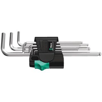 Wera 950/7 Hex-Plus 1 Vinkelnøglesæt, metrisk, krombelagt 05022181001