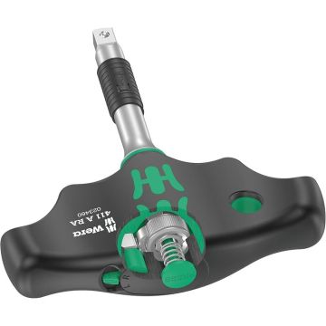 Wera Tværgrebs-adapterskruetrækker med skraldefunktion, 1/4"411 A RA 05023460001