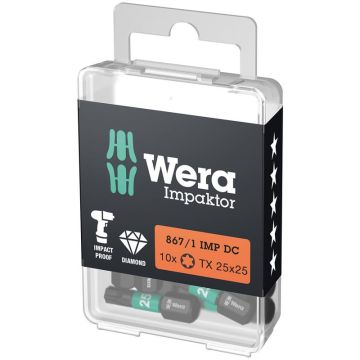 Wera 867/1 IMP DC TORX® DIY Impaktor bits 05057624001