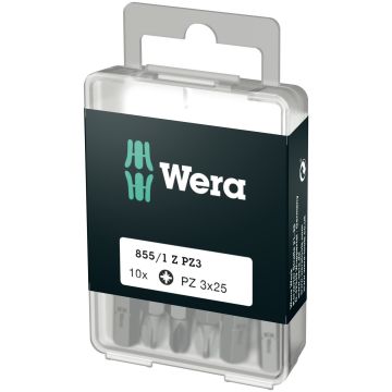 Wera 855/1 Z DIY bits, PZ 3 x 25mm 10 stk. 05072405001