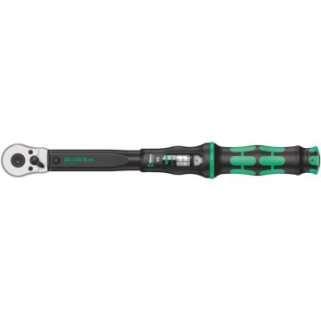 Wera Click-Torque C 2 momentnøgle med omskifter-skralde, 20-100 Nm 05075621001