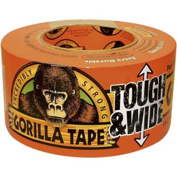 Gorilla Gaffatape Sort (27 m) - Ekstra Bred 052427600301