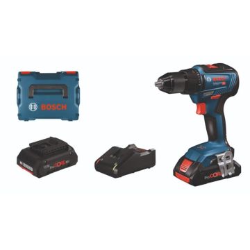 Bosch 18V Bore-/Skruemaskine GSR 18V-55 2x4,0AH ProCORE L-Boxx 06019H5204
