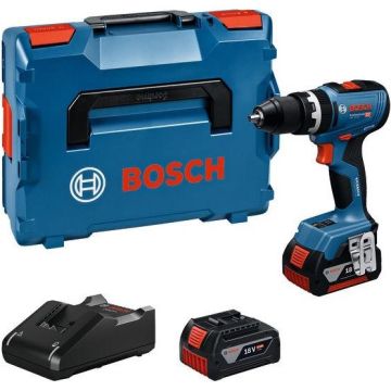 Bosch Slagboremaskine GSB 18V-65 2x5Ah L-BOXX 06019N3303