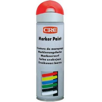 CRC markeringsspray fluorescerende 500ml. Rød 080570500
