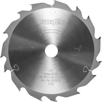 Mafell Savblad KSB-WL – Wood Rip-Cut 160 x 1,8 x 20 mm MA-092601