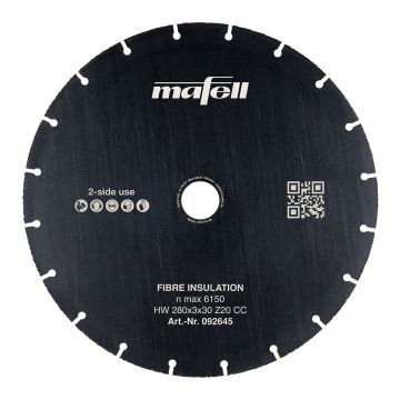 Mafell Savblad KSB-FI 280 HW, 280 x 3 x 30 mm, Z20, CC, Fibre Insulation MA-092645