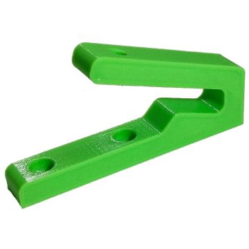 3D Føringsskinne holder Vandret 100364