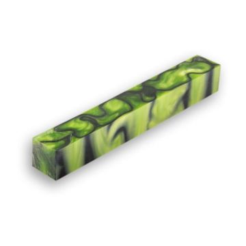 CraftProKits Firkantet Akrylblok - Toxic Green & Sort AX101691