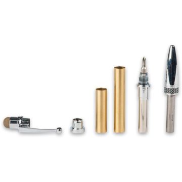 CraftProKits Værktøjs Stylus Ball Pen Sæt - Krom AX104356
