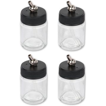 Shesto SprayCraft 4 Stk. Glasbeholdere til SP50K Airbrush AX104871