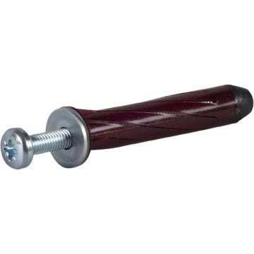 ESSVE gipsanker rød roset med skrue PZ2 ES-511670