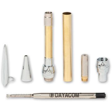 CraftProKits Bambus Kuglepen Sæt - Krom AX106101