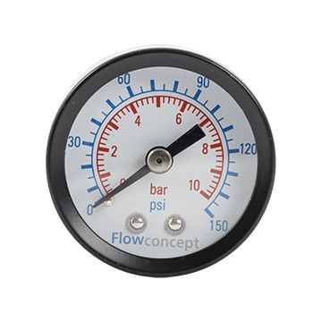 TJEP Manometer ø40, 0-10 bar 1/8" TJ106279