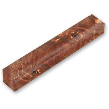 CraftProKits Pen Blank - Orange og Sort - 125 x 19 x 19 mm AX106296
