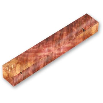 CraftProKits Pen Blank - Gul og Rød - 125 x 19 x 19 mm AX106297