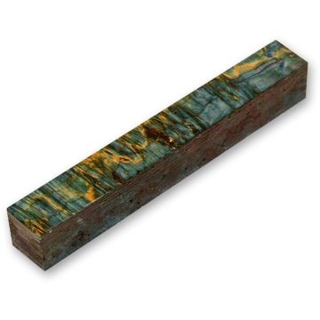 CraftProKits Pen Blank - Turkis Askebladet Løn - 125 x 19 x 19 mm AX106298