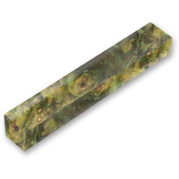 CraftProKits Pen Blank - Gul og Grøn - 125 x 19 x 19 mm AX106299