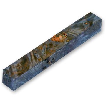 CraftProKits Pen Blank - Blue Mapple Burl - 125 x 19 x 19 mm AX106301