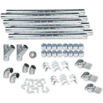 Axminster Trade Axminster 100mm Steel Duct Kit AX106822