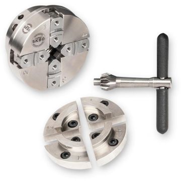 Axminster Clubman SK80 Spændepatron med kæber 1" x 8 TPI AX109282